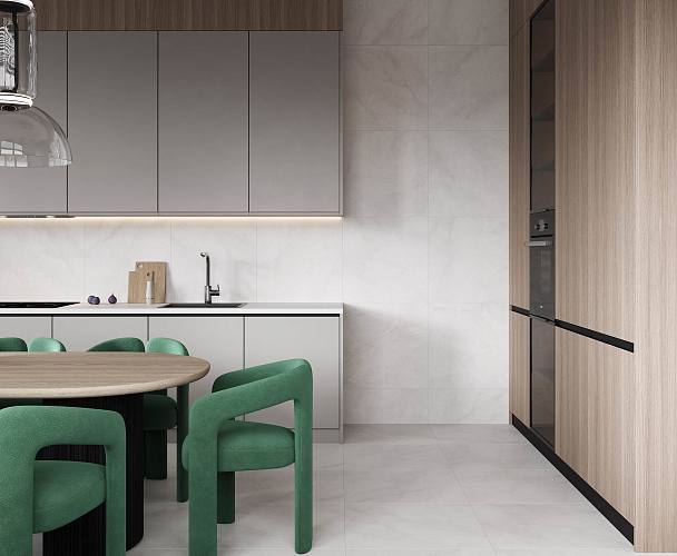 Horison Blanco Керамогранит светло-серый 60x120 Матовый Карвинг