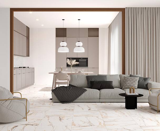 Statuario Porshe Керамогранит 60х60 Полированный