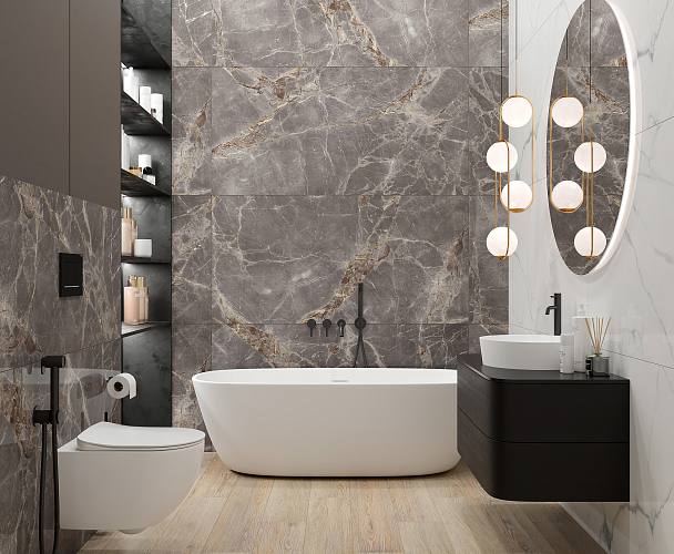 Nebula Grey Керамогранит 80х80 Полированный