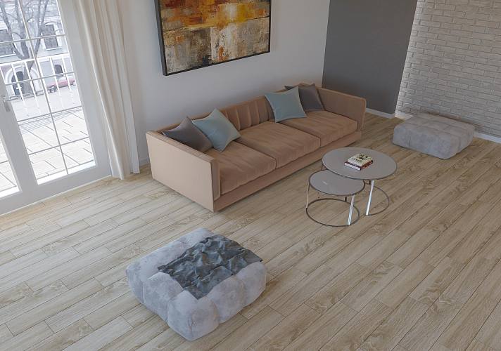 Elma Керамогранит кремовый EL 0006 15х60