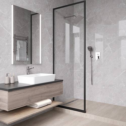 Mramor Chic Silver Керамогранит серый 60х60 Полированный