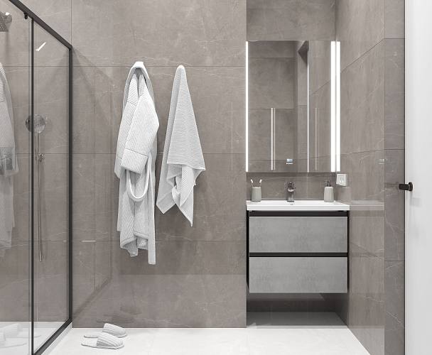 Stone Micado Grey Керамогранит серый 60х60 Полированный