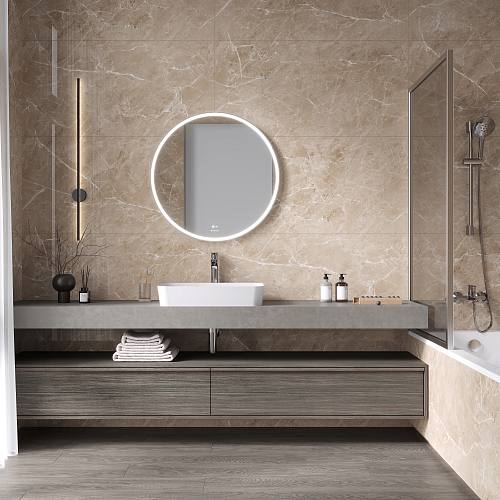 Mramor Chic Beige Керамогранит бежевый 60х60 Полированный