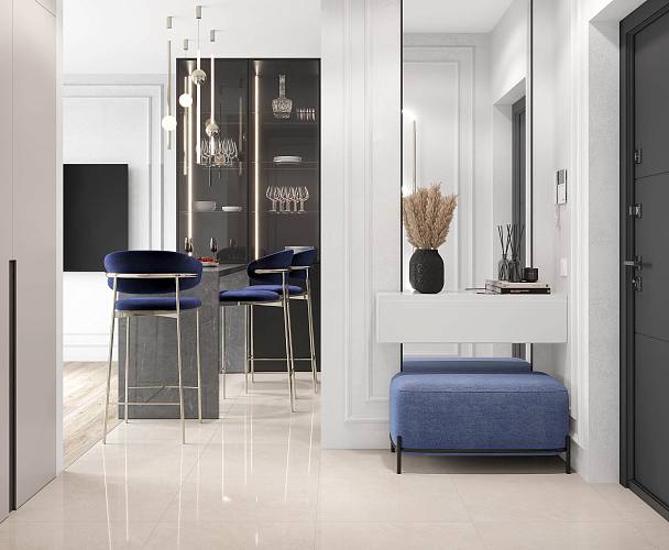 French Crema Керамогранит кремовый 60x120 Полированный