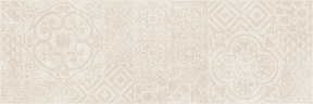 Алабама Плитка настенная бежевая узор 60017 20х60 матовая