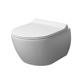 Унитаз подвесной LAPARET Accord с сиденьем микролифт белый с1