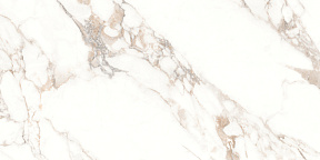 Statuario Ice Керамогранит белый 60х120 лаппатированный шайн